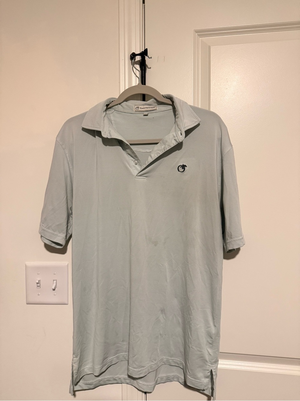 Men's Light Gray Polo Shirt - Casual Collared Tee